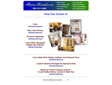 Tablet Screenshot of historicrentals.com